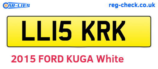 LL15KRK are the vehicle registration plates.