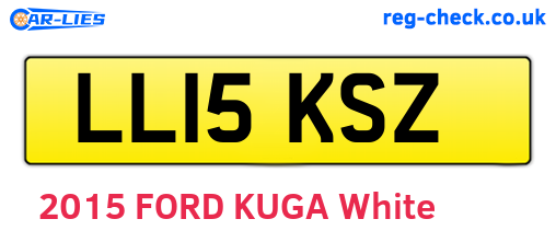 LL15KSZ are the vehicle registration plates.