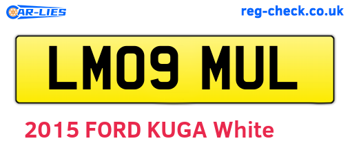 LM09MUL are the vehicle registration plates.
