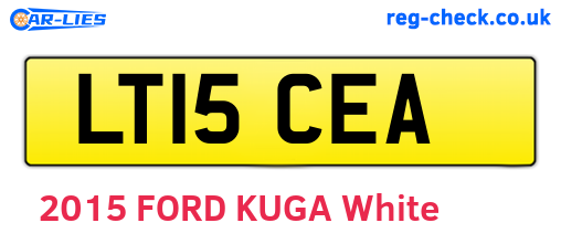 LT15CEA are the vehicle registration plates.