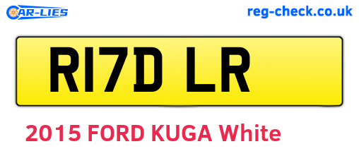 R17DLR are the vehicle registration plates.