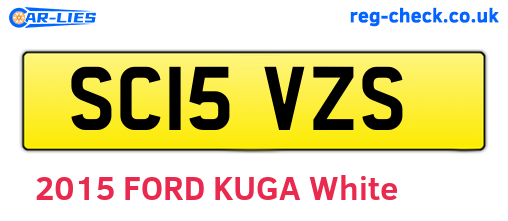 SC15VZS are the vehicle registration plates.
