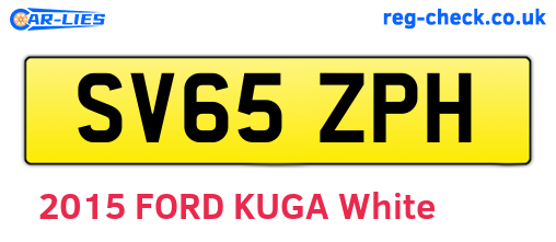 SV65ZPH are the vehicle registration plates.