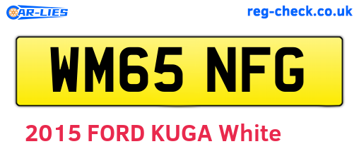 WM65NFG are the vehicle registration plates.