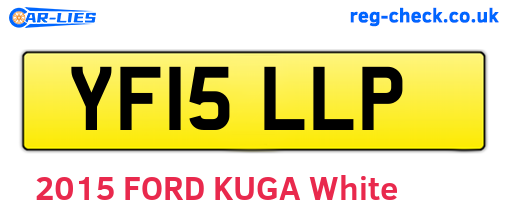 YF15LLP are the vehicle registration plates.