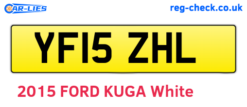YF15ZHL are the vehicle registration plates.