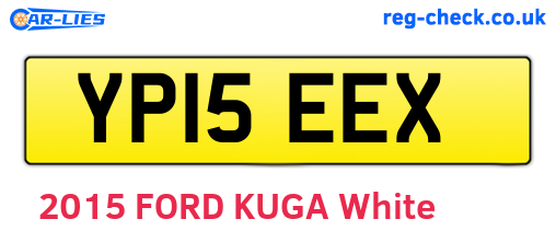 YP15EEX are the vehicle registration plates.