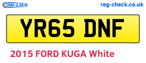 YR65DNF are the vehicle registration plates.