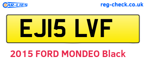 EJ15LVF are the vehicle registration plates.