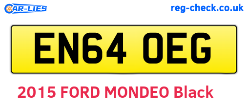 EN64OEG are the vehicle registration plates.
