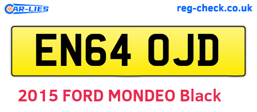 EN64OJD are the vehicle registration plates.