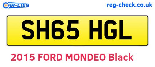 SH65HGL are the vehicle registration plates.