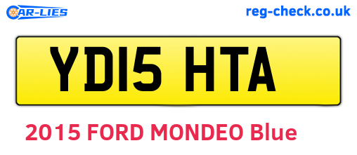 YD15HTA are the vehicle registration plates.