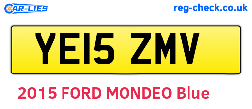 YE15ZMV are the vehicle registration plates.
