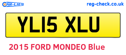 YL15XLU are the vehicle registration plates.