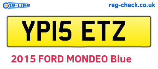 YP15ETZ are the vehicle registration plates.