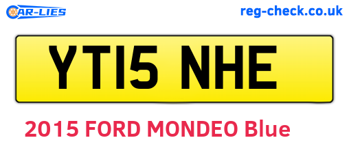 YT15NHE are the vehicle registration plates.