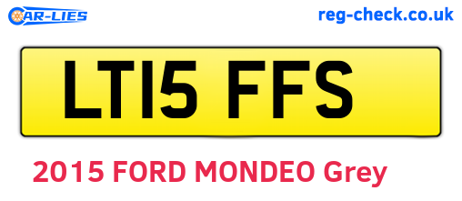 LT15FFS are the vehicle registration plates.