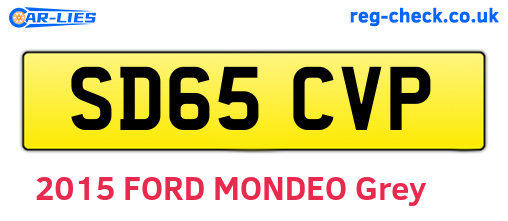 SD65CVP are the vehicle registration plates.