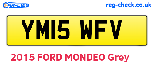 YM15WFV are the vehicle registration plates.