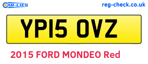 YP15OVZ are the vehicle registration plates.