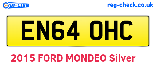EN64OHC are the vehicle registration plates.