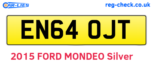EN64OJT are the vehicle registration plates.