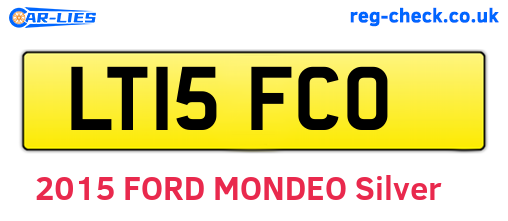 LT15FCO are the vehicle registration plates.