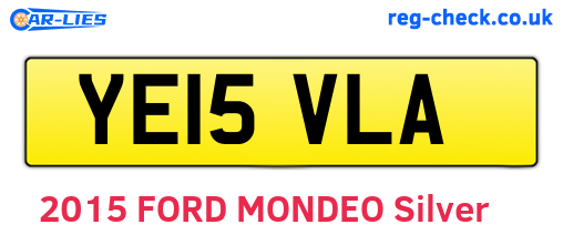YE15VLA are the vehicle registration plates.
