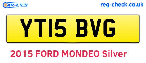 YT15BVG are the vehicle registration plates.