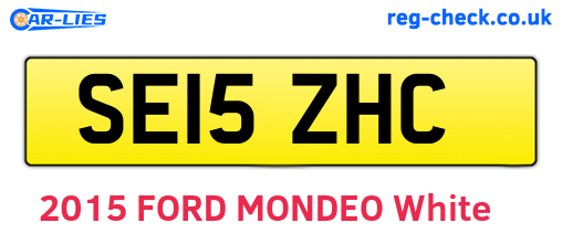 SE15ZHC are the vehicle registration plates.