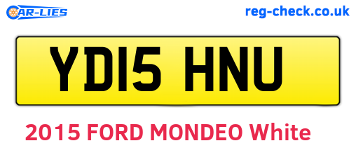 YD15HNU are the vehicle registration plates.