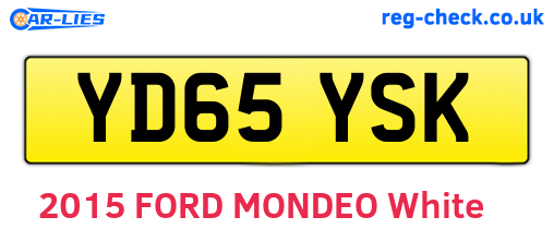 YD65YSK are the vehicle registration plates.