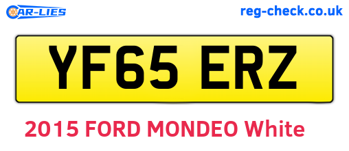 YF65ERZ are the vehicle registration plates.