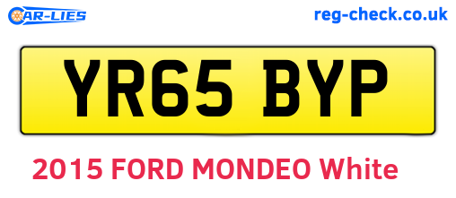 YR65BYP are the vehicle registration plates.