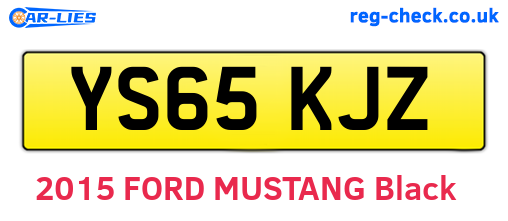 YS65KJZ are the vehicle registration plates.