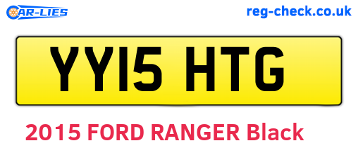 YY15HTG are the vehicle registration plates.