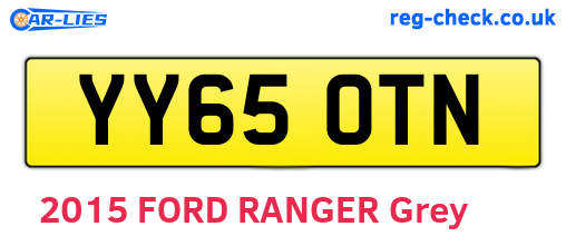 YY65OTN are the vehicle registration plates.