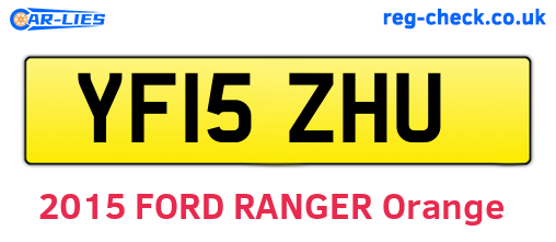 YF15ZHU are the vehicle registration plates.