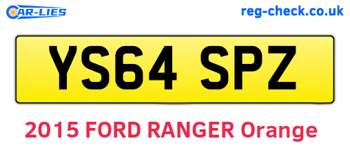 YS64SPZ are the vehicle registration plates.