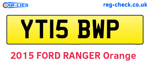 YT15BWP are the vehicle registration plates.