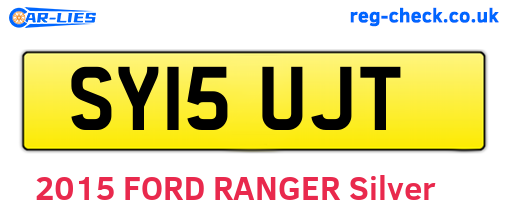SY15UJT are the vehicle registration plates.