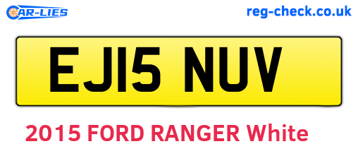 EJ15NUV are the vehicle registration plates.
