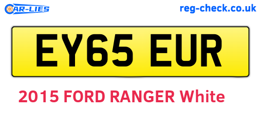 EY65EUR are the vehicle registration plates.