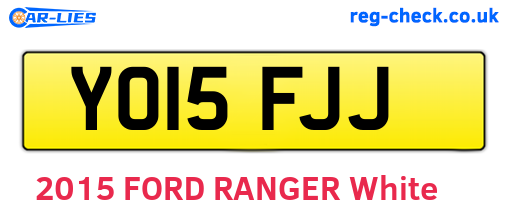 YO15FJJ are the vehicle registration plates.