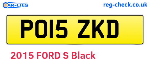 PO15ZKD are the vehicle registration plates.