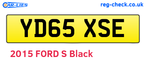 YD65XSE are the vehicle registration plates.
