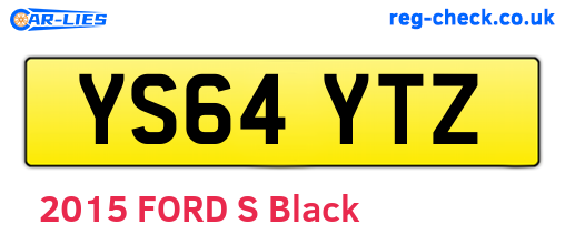 YS64YTZ are the vehicle registration plates.