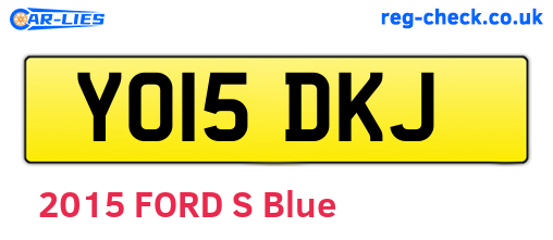 YO15DKJ are the vehicle registration plates.