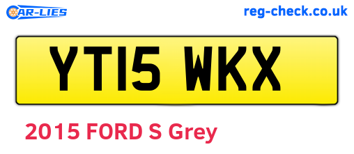 YT15WKX are the vehicle registration plates.